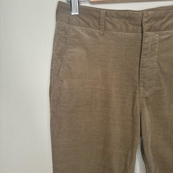 VINCE Corduroy Pants Chinos Ragweed Cords Cropped Tan Classic Size 4 - Picture 9 of 16